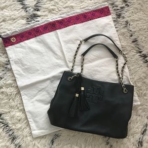 Tory Burch Thea Chain Slouchy Tote Bag